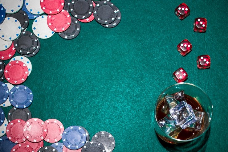 Antarmuka Dice Game di platform lesehantoto dengan dadu digital yang responsif